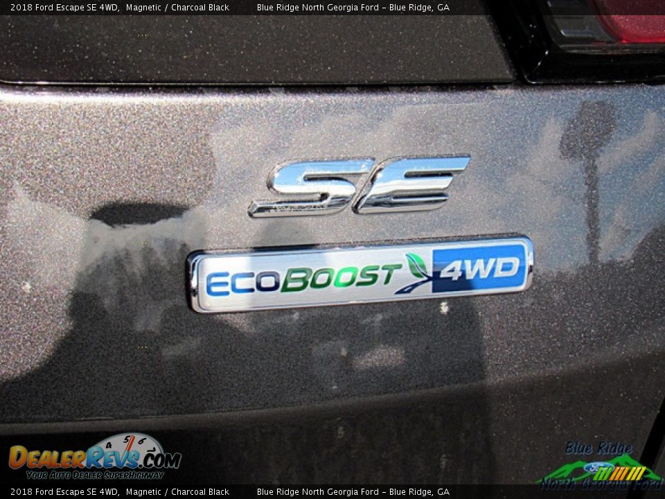 2018 Ford Escape SE 4WD Magnetic / Charcoal Black Photo #35