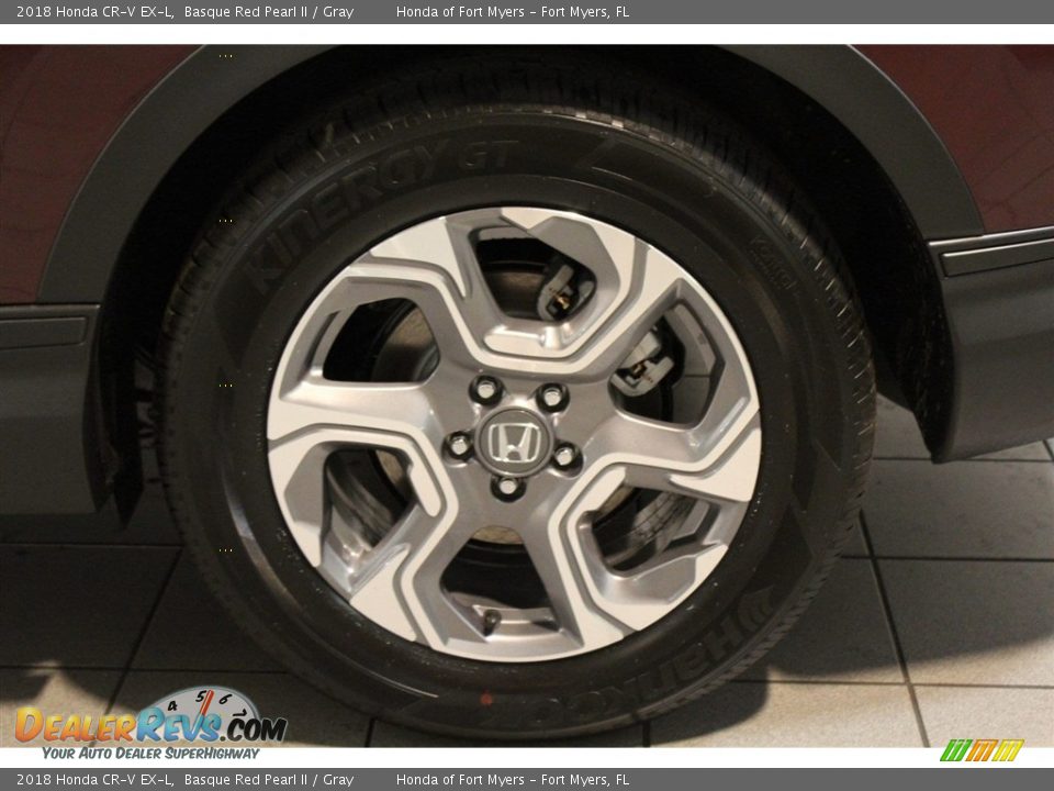 2018 Honda CR-V EX-L Basque Red Pearl II / Gray Photo #6