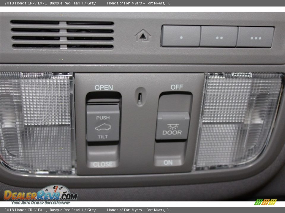 2018 Honda CR-V EX-L Basque Red Pearl II / Gray Photo #25