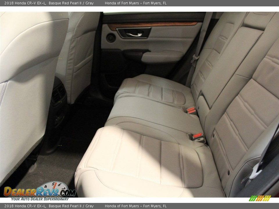 2018 Honda CR-V EX-L Basque Red Pearl II / Gray Photo #28
