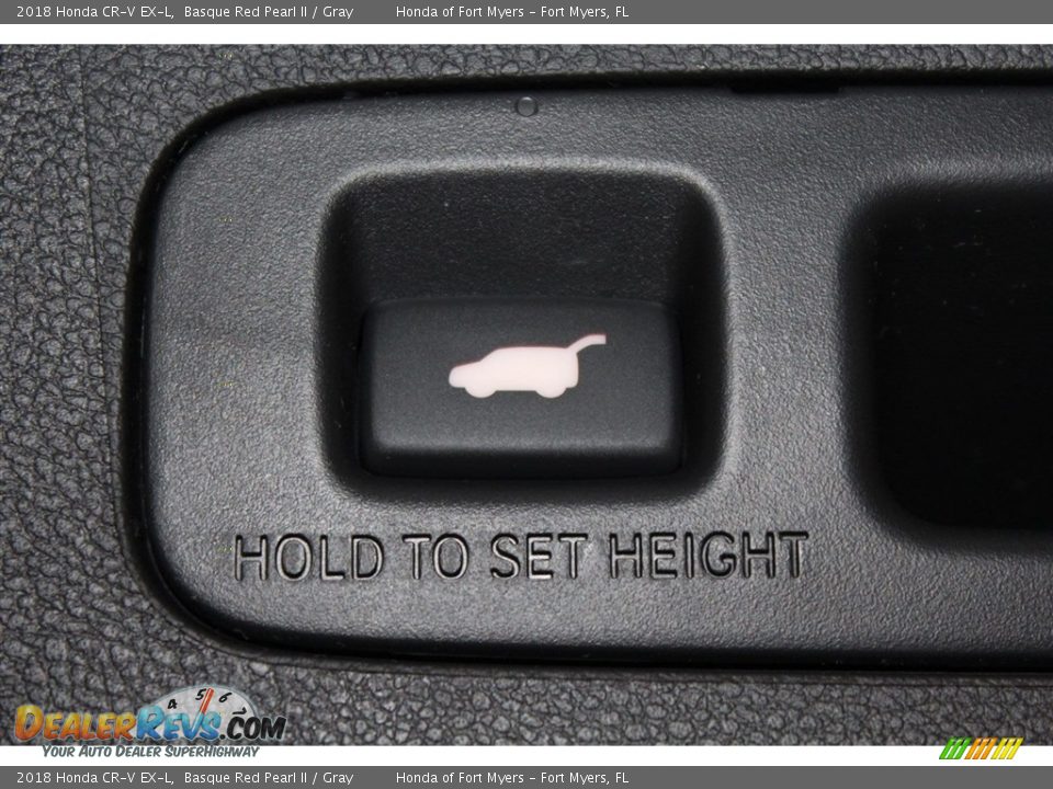 2018 Honda CR-V EX-L Basque Red Pearl II / Gray Photo #30