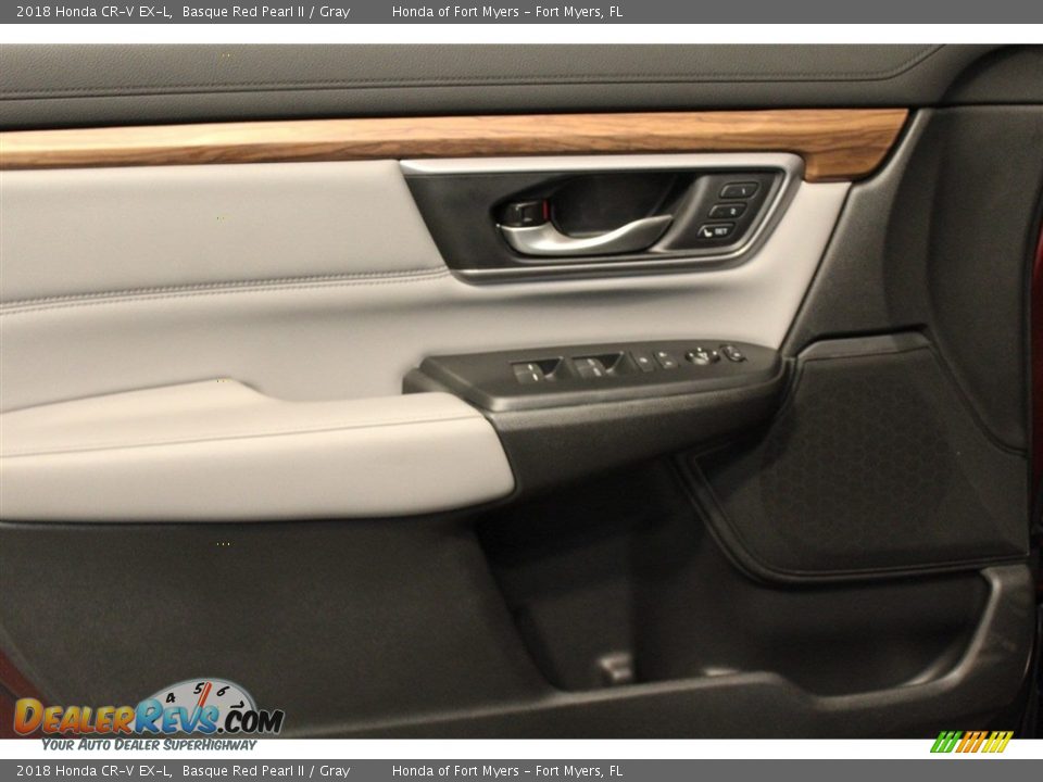 2018 Honda CR-V EX-L Basque Red Pearl II / Gray Photo #32
