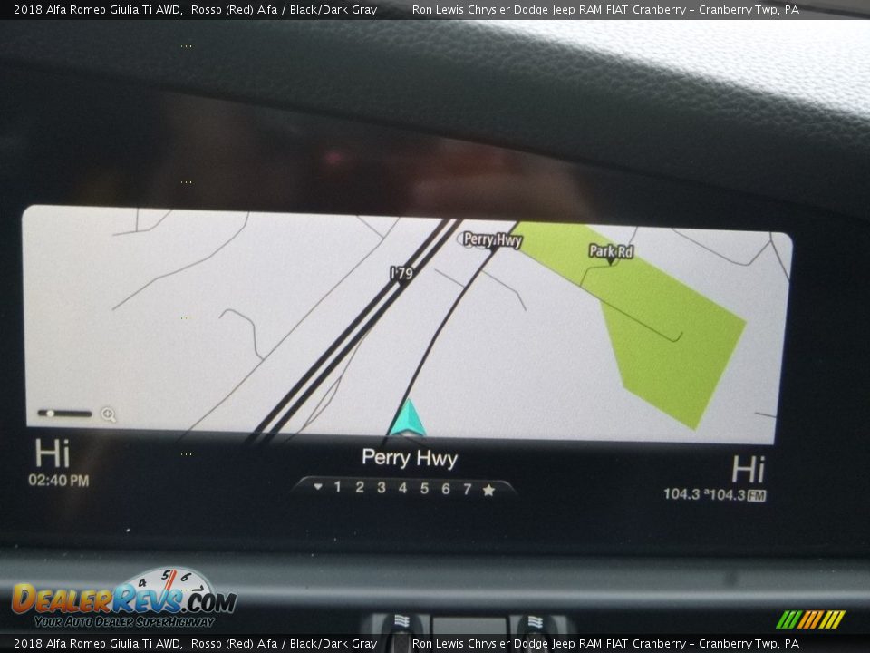 2018 Alfa Romeo Giulia Ti AWD Rosso (Red) Alfa / Black/Dark Gray Photo #30