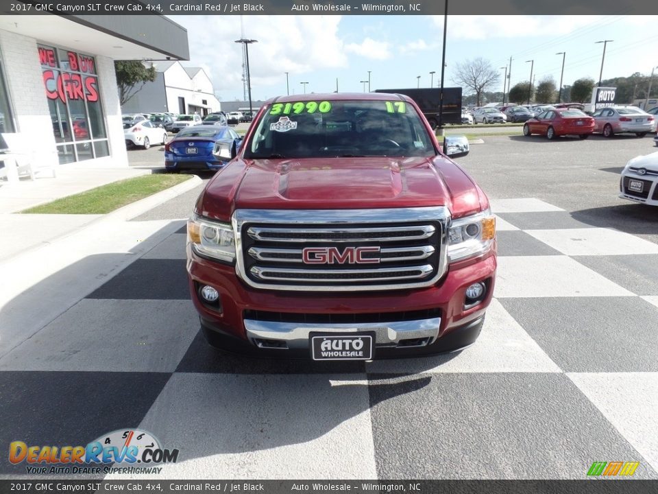 2017 GMC Canyon SLT Crew Cab 4x4 Cardinal Red / Jet Black Photo #2