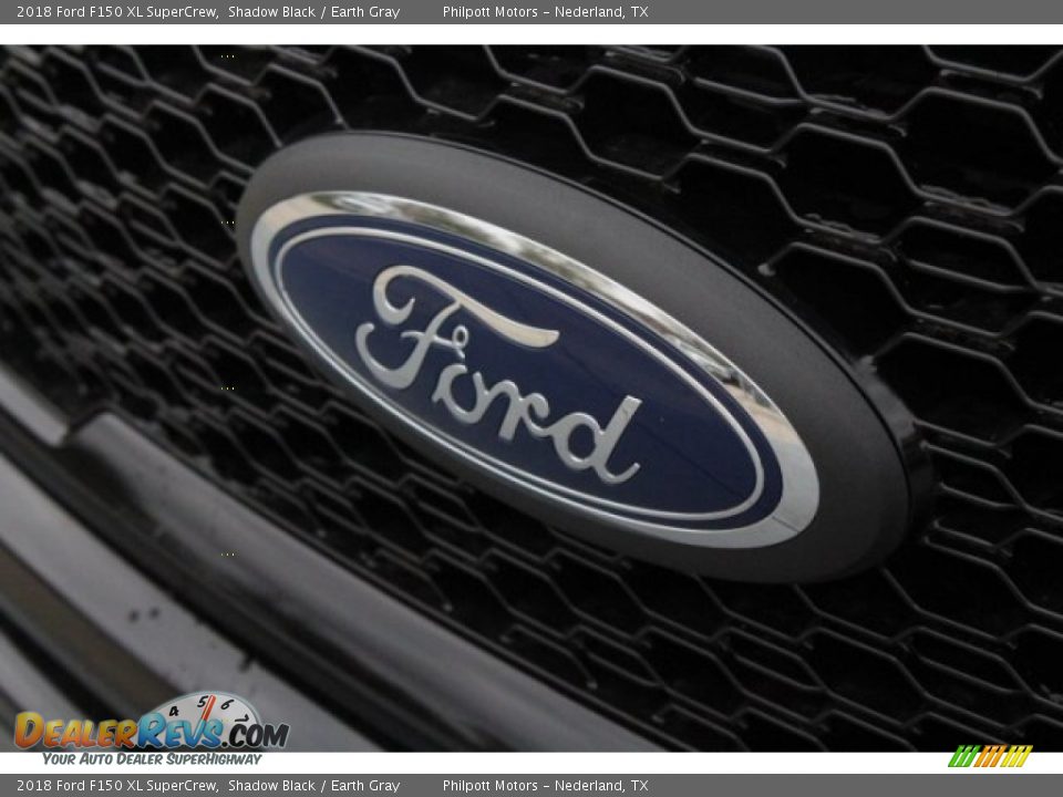 2018 Ford F150 XL SuperCrew Shadow Black / Earth Gray Photo #4