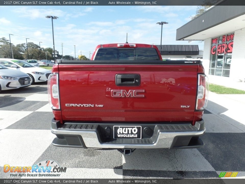 2017 GMC Canyon SLT Crew Cab 4x4 Cardinal Red / Jet Black Photo #4