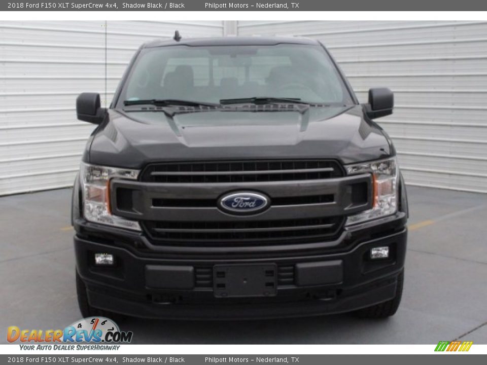 2018 Ford F150 XLT SuperCrew 4x4 Shadow Black / Black Photo #2