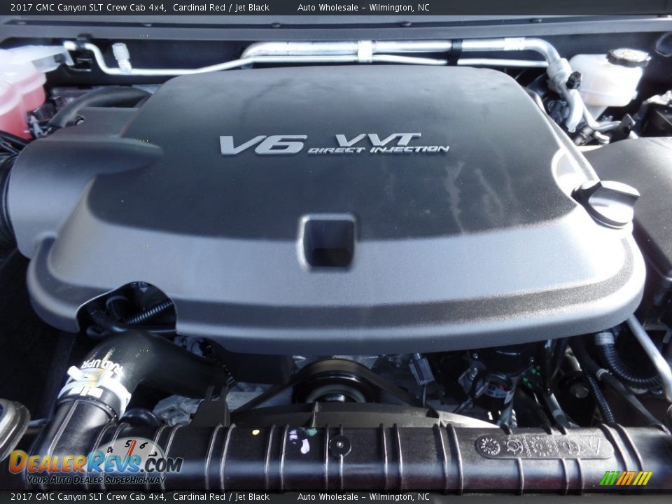 2017 GMC Canyon SLT Crew Cab 4x4 Cardinal Red / Jet Black Photo #6