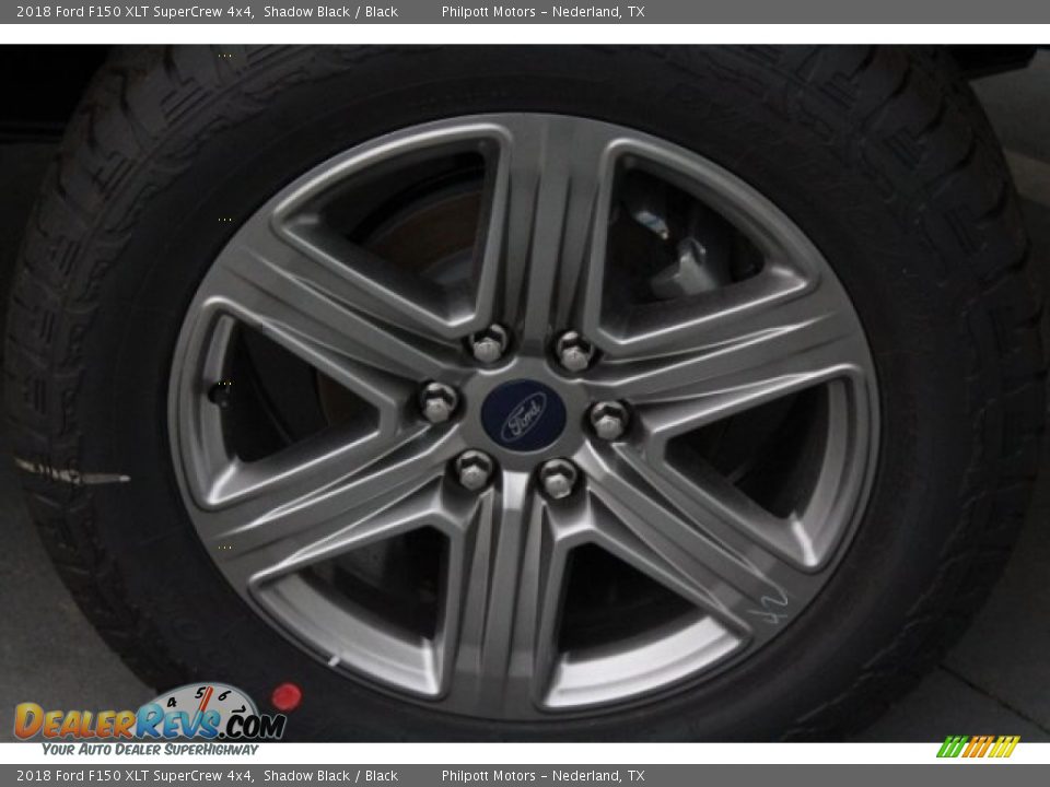 2018 Ford F150 XLT SuperCrew 4x4 Shadow Black / Black Photo #6