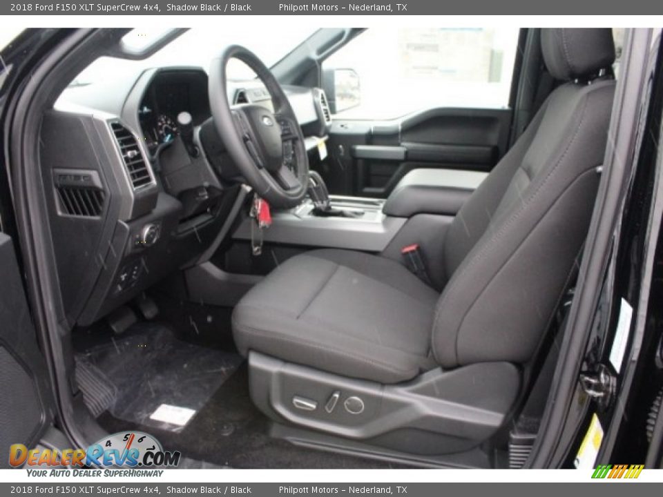 2018 Ford F150 XLT SuperCrew 4x4 Shadow Black / Black Photo #15