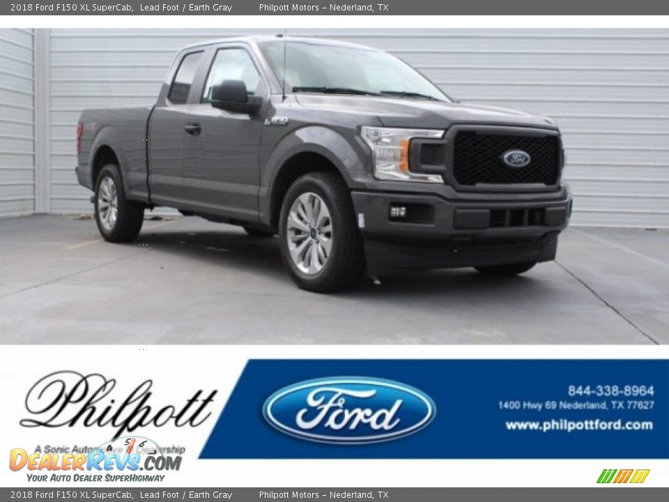 2018 Ford F150 XL SuperCab Lead Foot / Earth Gray Photo #1