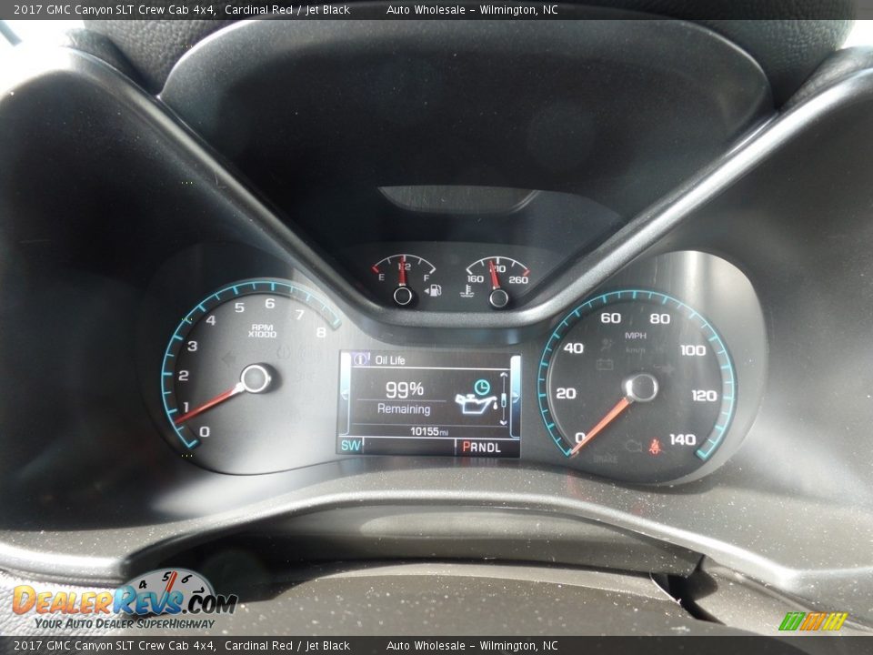 2017 GMC Canyon SLT Crew Cab 4x4 Cardinal Red / Jet Black Photo #16