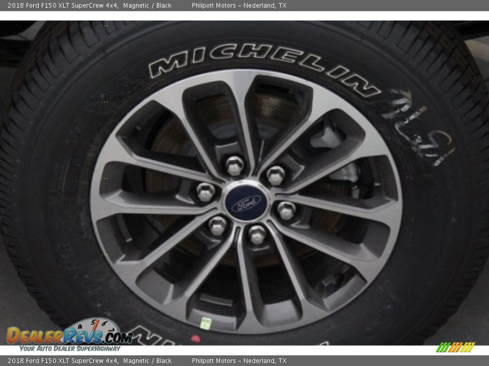 2018 Ford F150 XLT SuperCrew 4x4 Magnetic / Black Photo #6