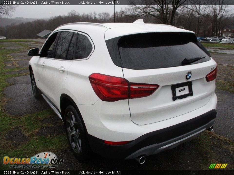 2018 BMW X1 xDrive28i Alpine White / Black Photo #2