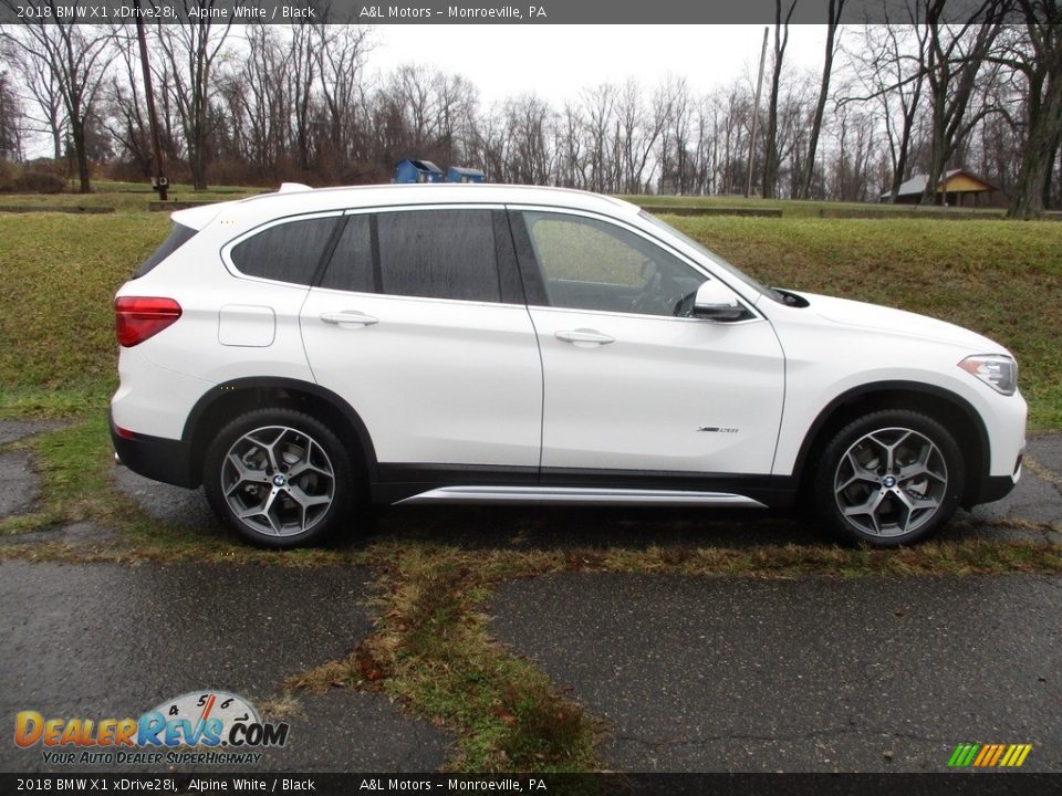 2018 BMW X1 xDrive28i Alpine White / Black Photo #5