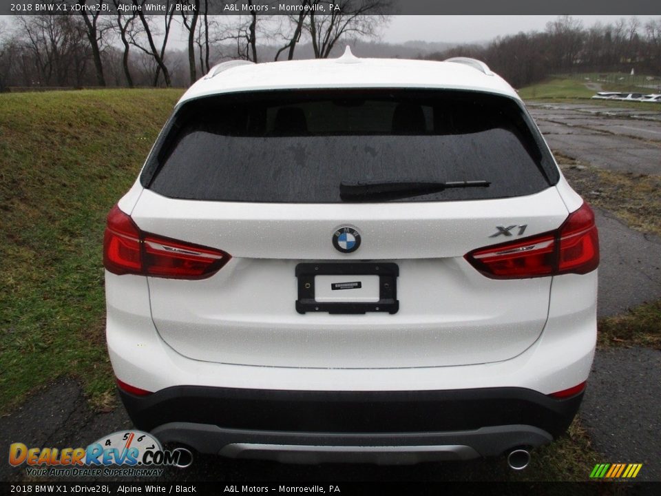 2018 BMW X1 xDrive28i Alpine White / Black Photo #6