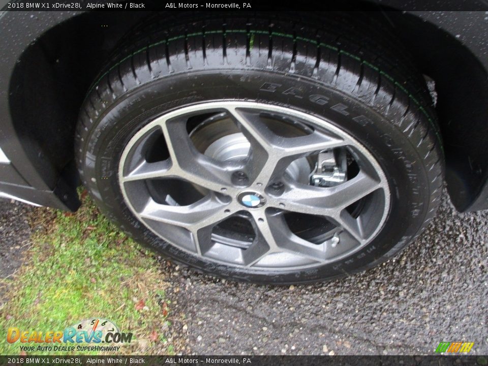 2018 BMW X1 xDrive28i Alpine White / Black Photo #8