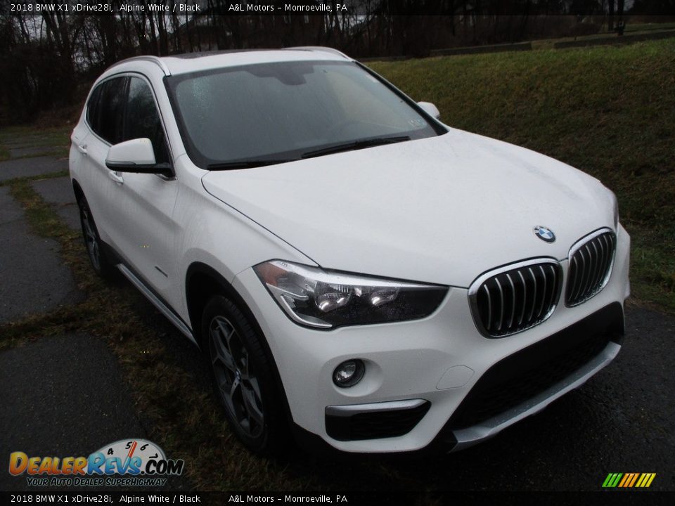 2018 BMW X1 xDrive28i Alpine White / Black Photo #11