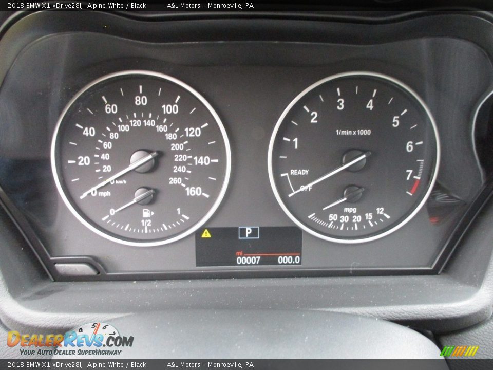 2018 BMW X1 xDrive28i Alpine White / Black Photo #20