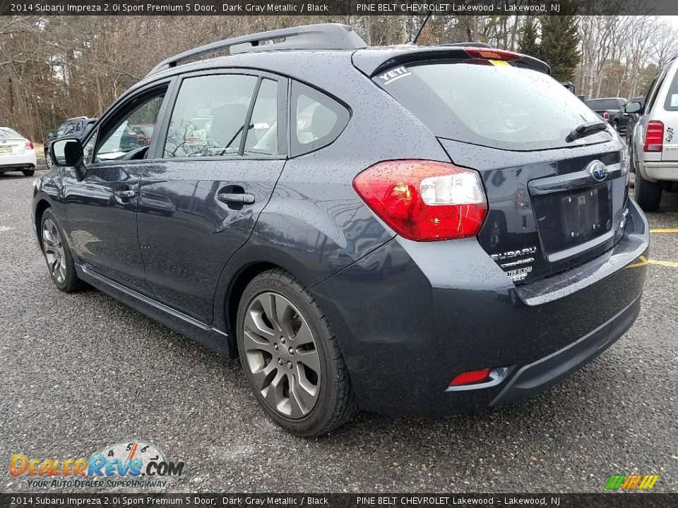 2014 Subaru Impreza 2.0i Sport Premium 5 Door Dark Gray Metallic / Black Photo #2