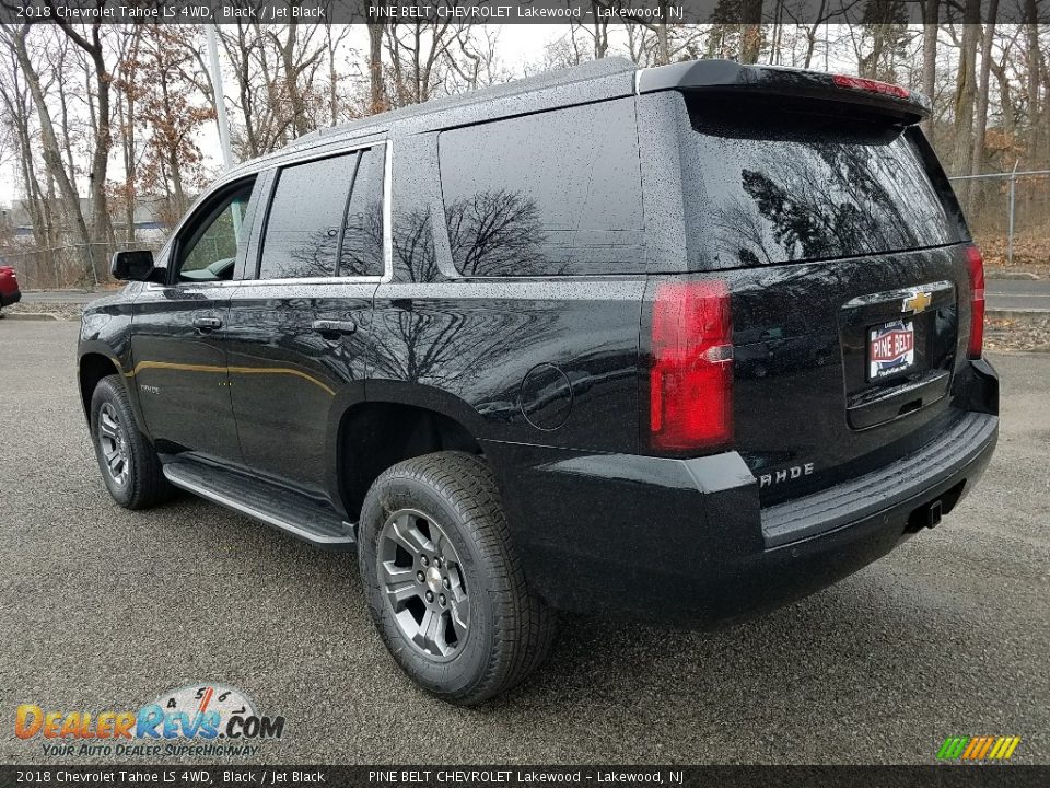 2018 Chevrolet Tahoe LS 4WD Black / Jet Black Photo #4