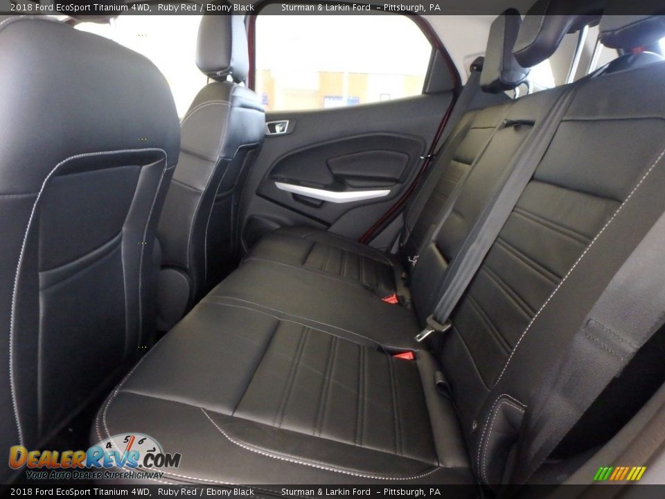 Rear Seat of 2018 Ford EcoSport Titanium 4WD Photo #7