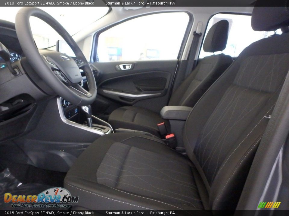2018 Ford EcoSport SE 4WD Smoke / Ebony Black Photo #6