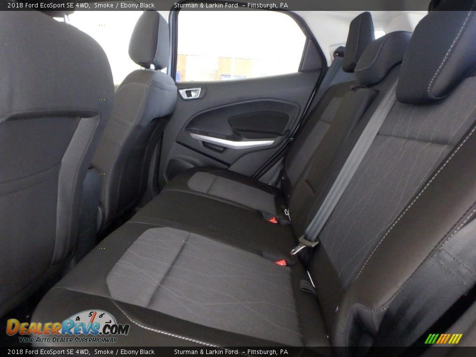 2018 Ford EcoSport SE 4WD Smoke / Ebony Black Photo #7