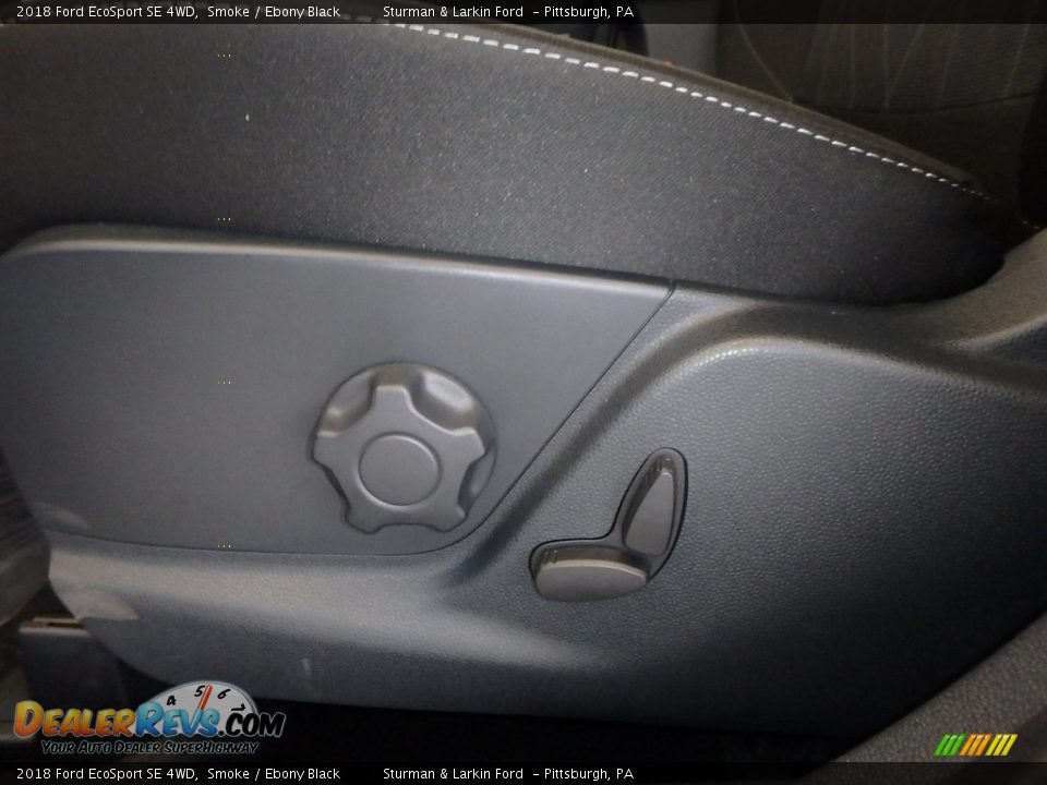 2018 Ford EcoSport SE 4WD Smoke / Ebony Black Photo #11