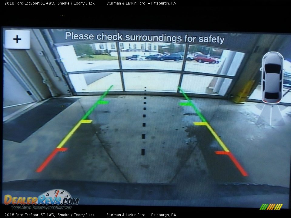 2018 Ford EcoSport SE 4WD Smoke / Ebony Black Photo #14