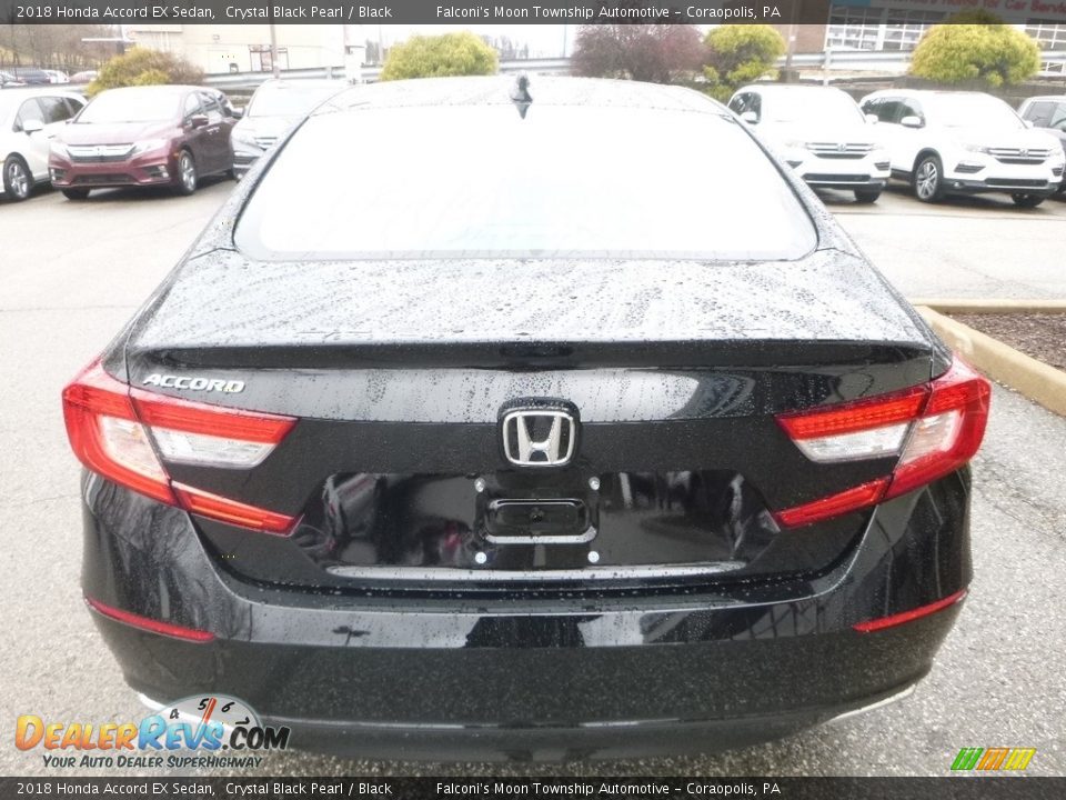 2018 Honda Accord EX Sedan Crystal Black Pearl / Black Photo #3