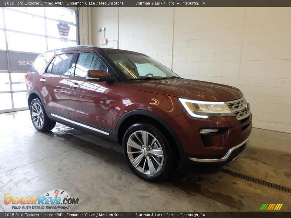 2018 Ford Explorer Limited 4WD Cinnamon Glaze / Medium Stone Photo #1