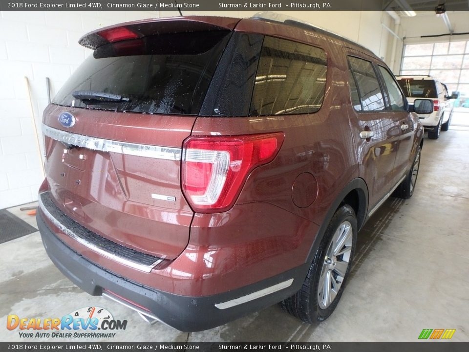 2018 Ford Explorer Limited 4WD Cinnamon Glaze / Medium Stone Photo #2