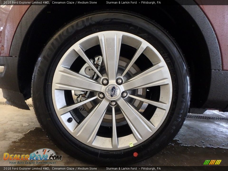 2018 Ford Explorer Limited 4WD Cinnamon Glaze / Medium Stone Photo #5