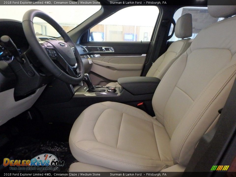 2018 Ford Explorer Limited 4WD Cinnamon Glaze / Medium Stone Photo #6