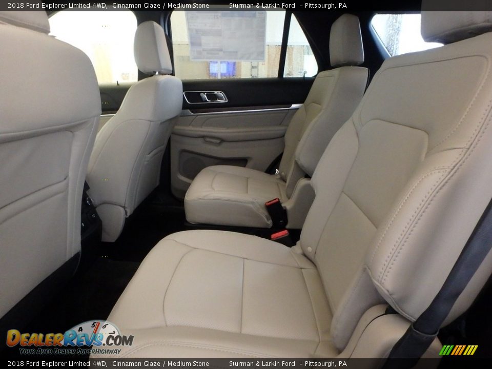 2018 Ford Explorer Limited 4WD Cinnamon Glaze / Medium Stone Photo #7