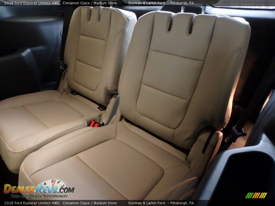 2018 Ford Explorer Limited 4WD Cinnamon Glaze / Medium Stone Photo #8