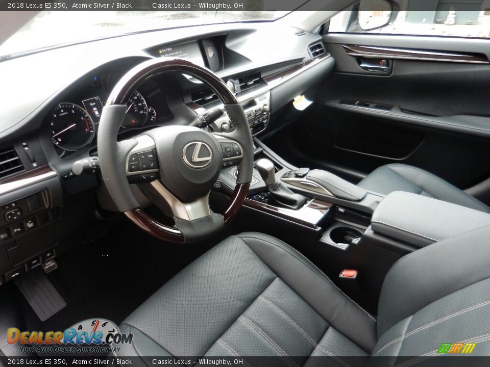 2018 Lexus ES 350 Atomic Silver / Black Photo #3