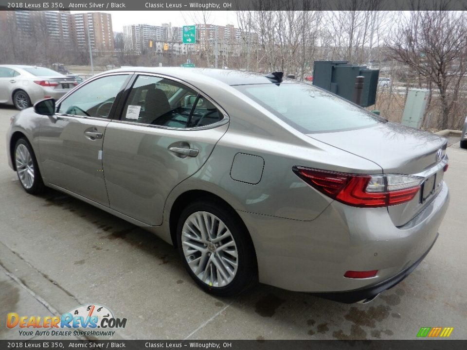 2018 Lexus ES 350 Atomic Silver / Black Photo #5