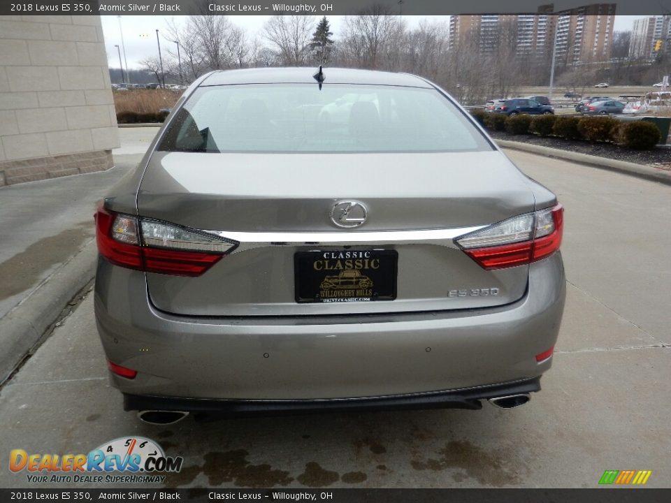 2018 Lexus ES 350 Atomic Silver / Black Photo #6