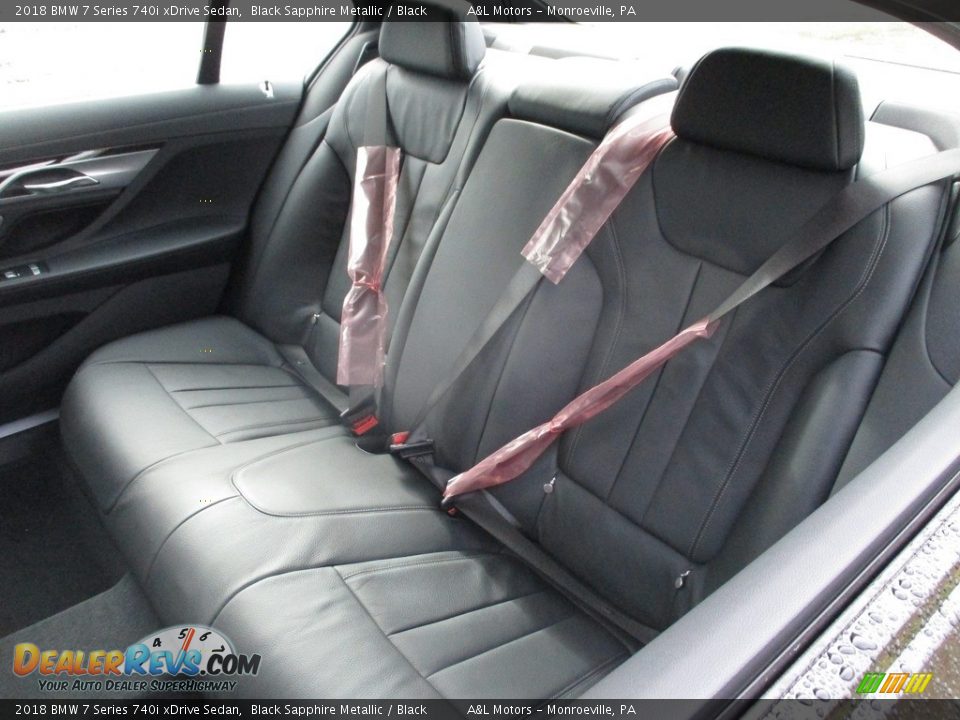 2018 BMW 7 Series 740i xDrive Sedan Black Sapphire Metallic / Black Photo #4