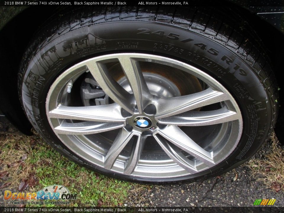 2018 BMW 7 Series 740i xDrive Sedan Black Sapphire Metallic / Black Photo #9