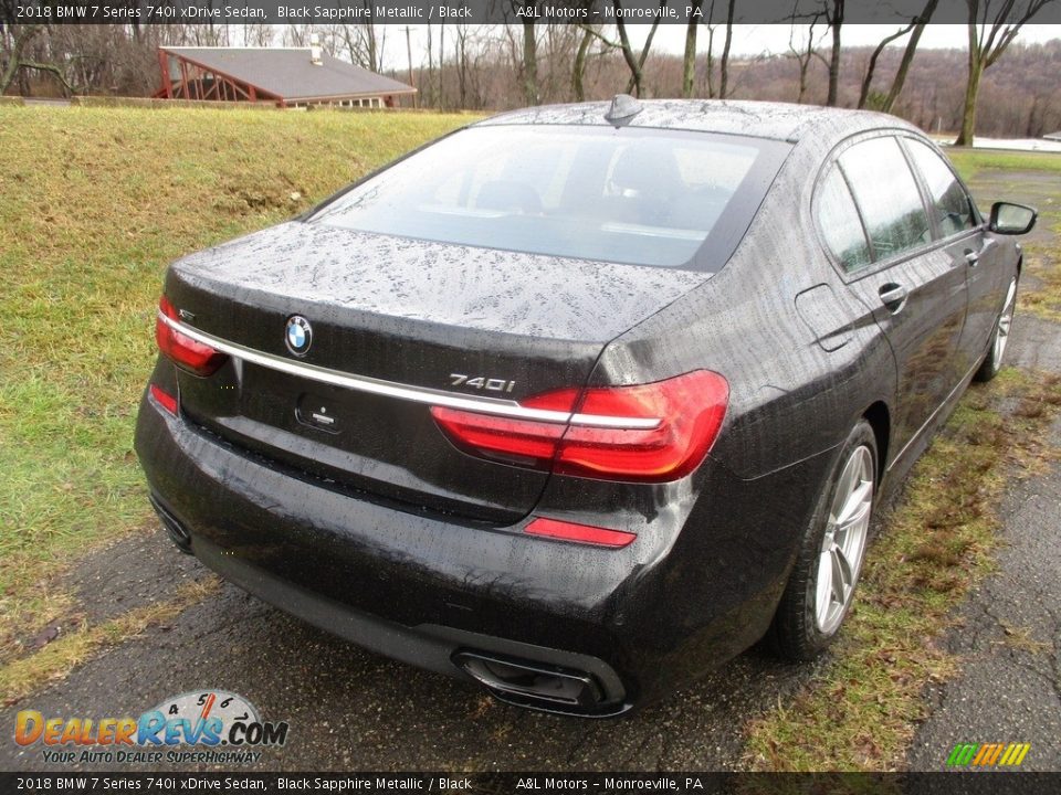 2018 BMW 7 Series 740i xDrive Sedan Black Sapphire Metallic / Black Photo #10