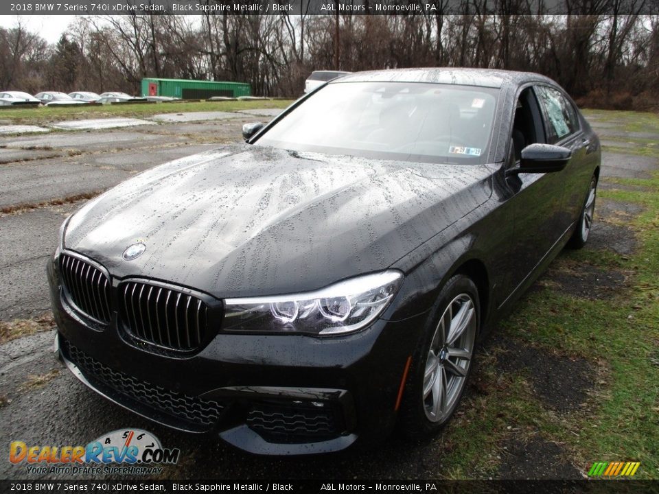 2018 BMW 7 Series 740i xDrive Sedan Black Sapphire Metallic / Black Photo #11