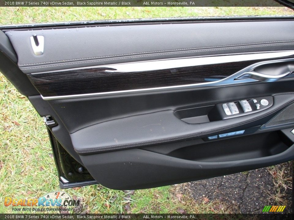 2018 BMW 7 Series 740i xDrive Sedan Black Sapphire Metallic / Black Photo #13