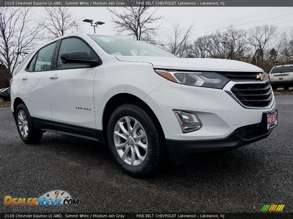 2018 Chevrolet Equinox LS AWD Summit White / Medium Ash Gray Photo #1