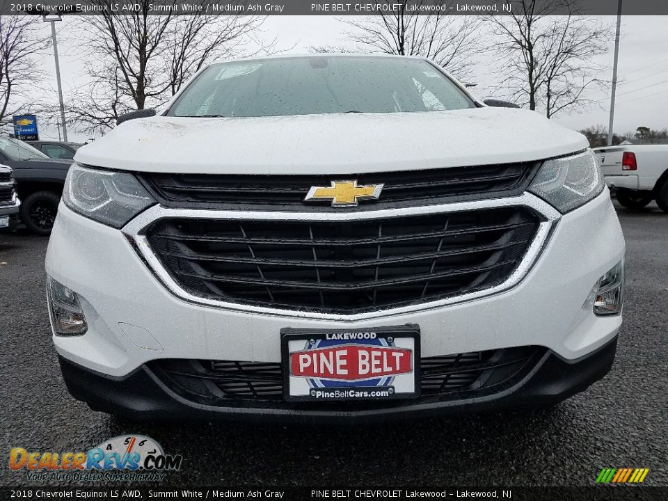 2018 Chevrolet Equinox LS AWD Summit White / Medium Ash Gray Photo #2