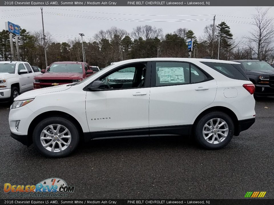2018 Chevrolet Equinox LS AWD Summit White / Medium Ash Gray Photo #3