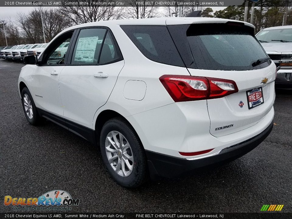 2018 Chevrolet Equinox LS AWD Summit White / Medium Ash Gray Photo #4