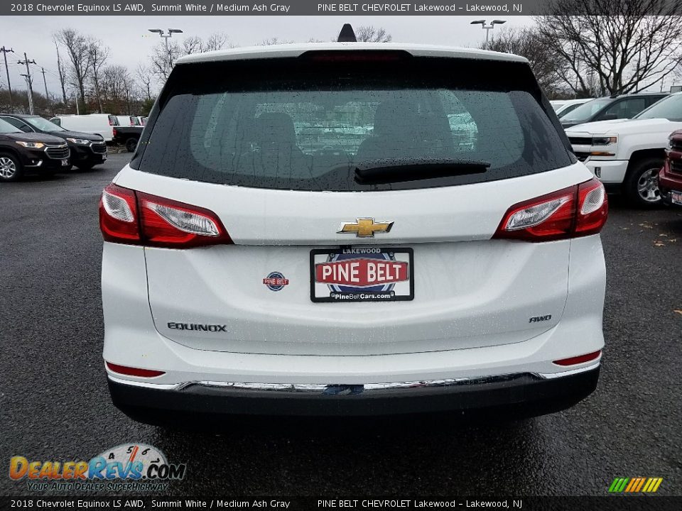2018 Chevrolet Equinox LS AWD Summit White / Medium Ash Gray Photo #5